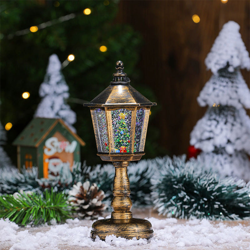 NordicGlow – Kerstverlichting Sneeuwnachtlampje met muziek