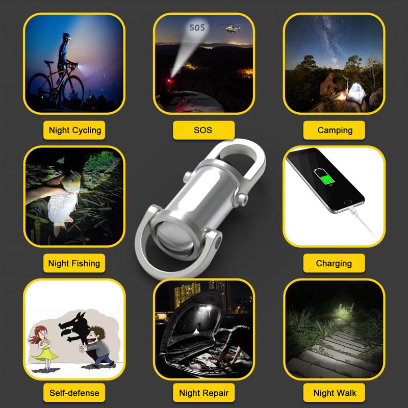 UltraBeam – Mini sleutelhanger zaklamp