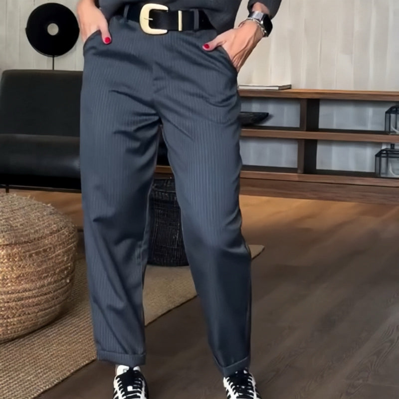 Lior - Dames Hoge Taille Casual Rechte Blazerbroek