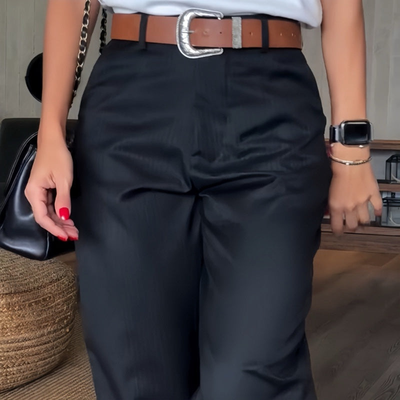 Lior - Dames Hoge Taille Casual Rechte Blazerbroek