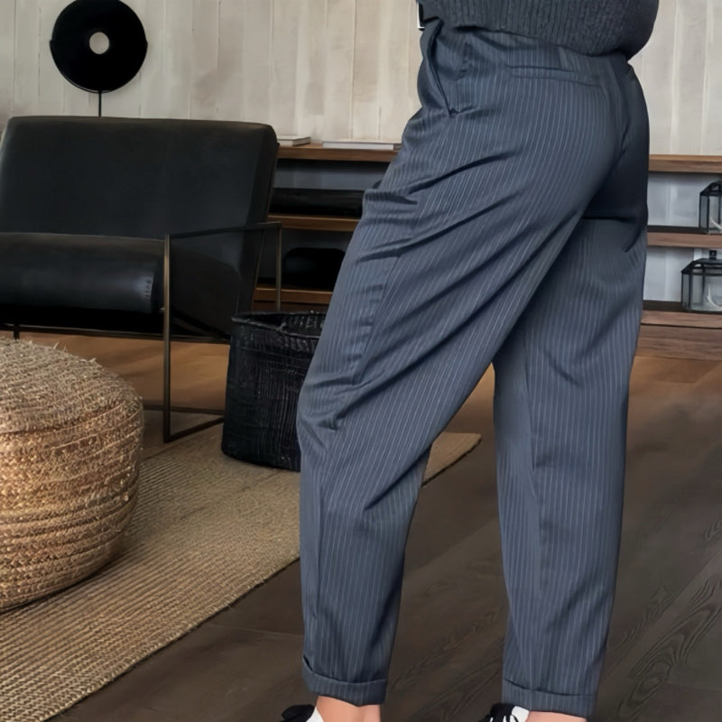 Lior - Dames Hoge Taille Casual Rechte Blazerbroek