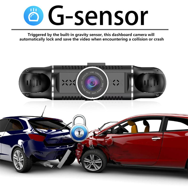 4-Kanaals 1080p Auto-Recorder - Kristalheldere Beveiliging Voor Uw Auto