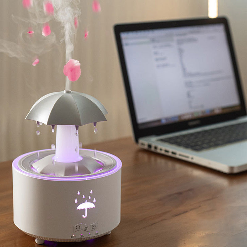 AeroDrop Aroma – 7-kleurige LED & ontspannende geurmist