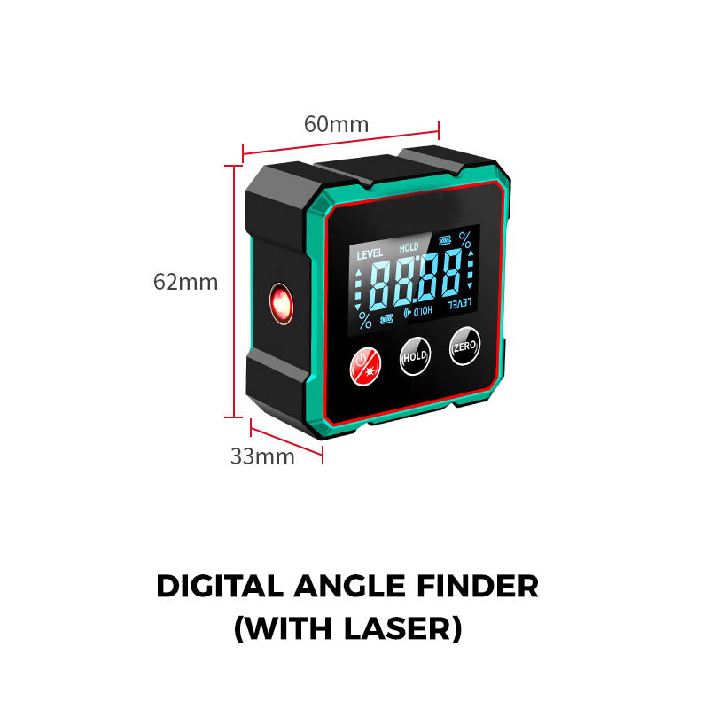 AnglePro™ digitale hoekzoeker met magneet en laser