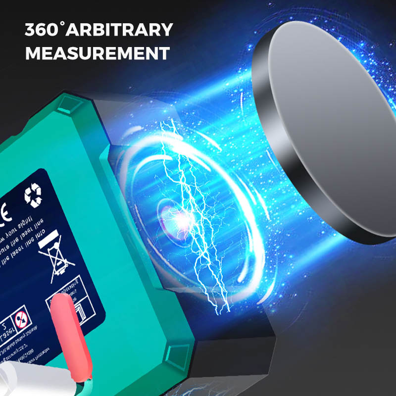 Laserpro – 4-Zijdige Magnetische Digitale Hoekmeter met Laser (optie) | 50% KORTING