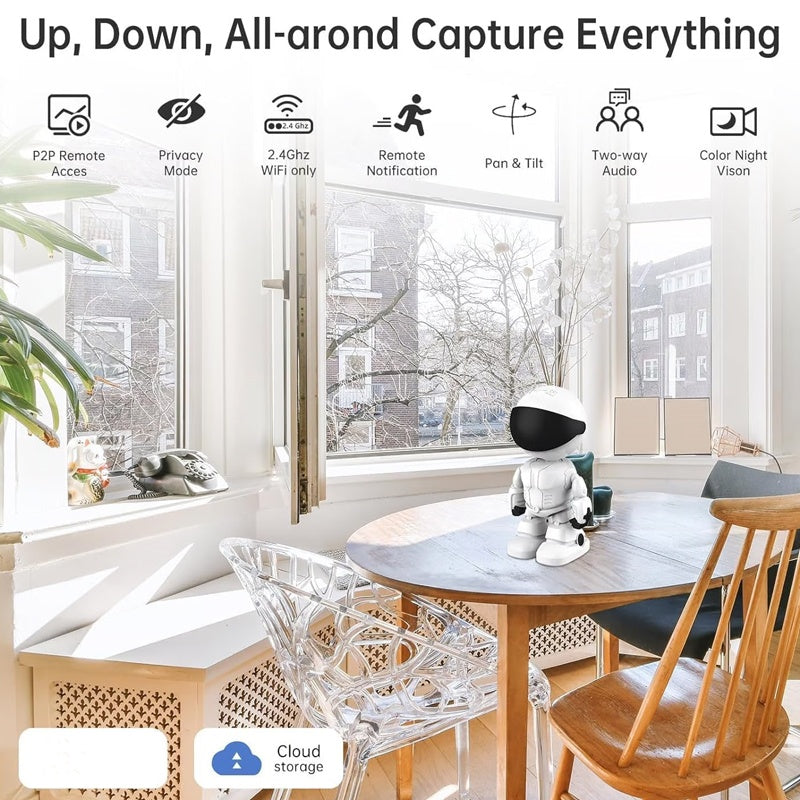 RoboGuard – Draadloze robotbewakingscamera