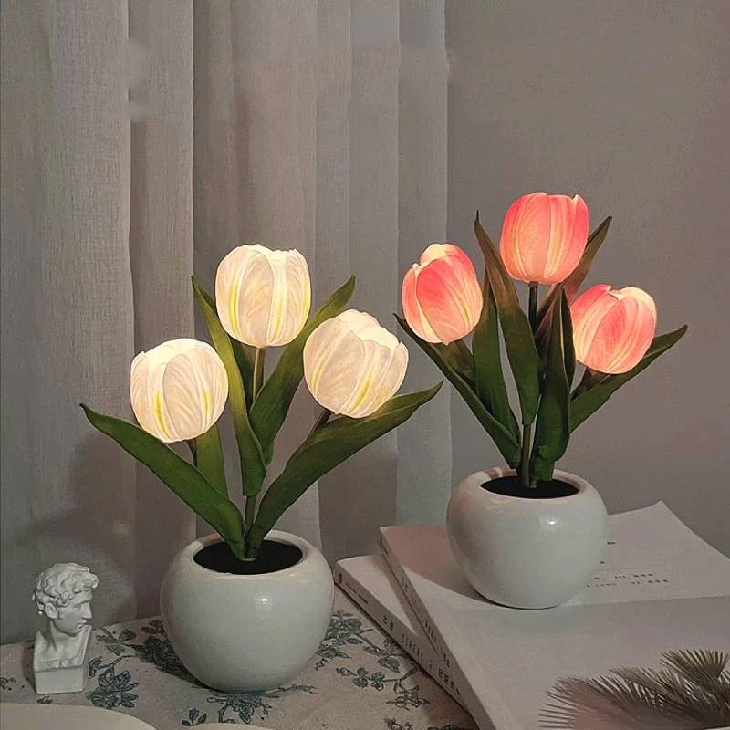 LumaBloom – LED Tulp Nachtlamp Tafellamp