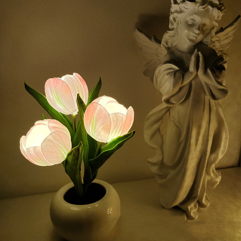 LumaBloom – LED Tulp Nachtlamp Tafellamp