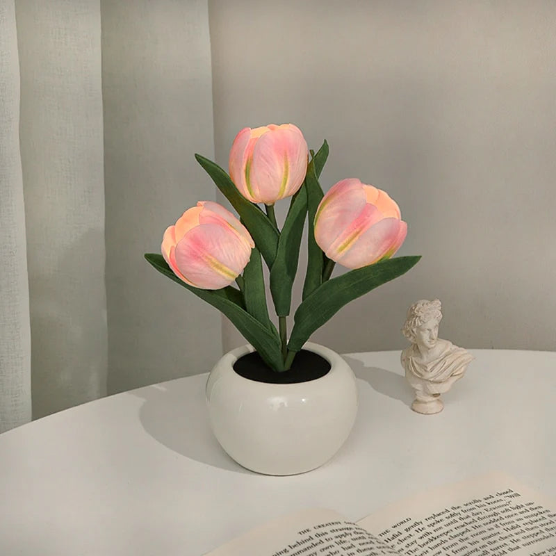 LumaBloom – LED Tulp Nachtlamp Tafellamp