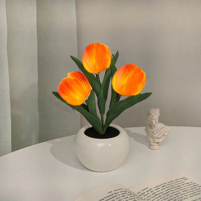 LumaBloom – LED Tulp Nachtlamp Tafellamp