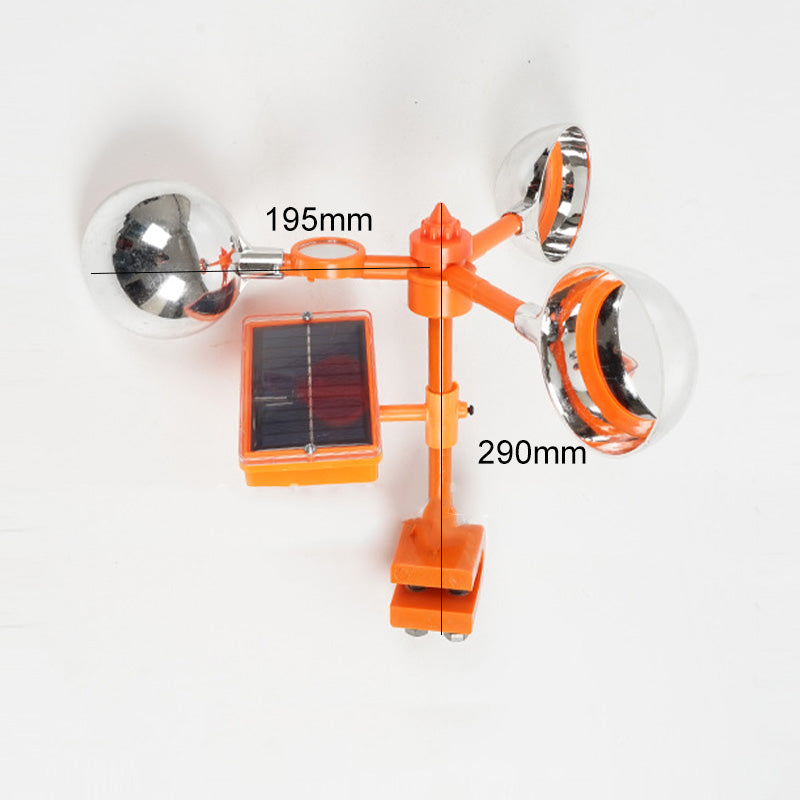 Vogelverschrikker reflector & windmachine met geluid