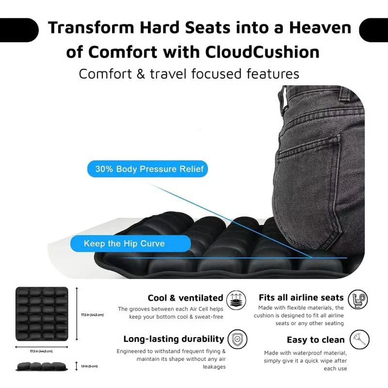 CloudSit – Zacht en comfortabel zitkussen | 50% korting