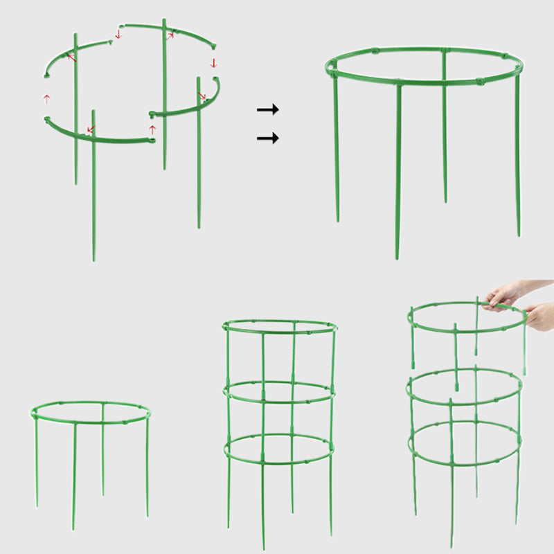 GrowFlex™ Verwijderbare plantenstandaard met steunstangen | 1+1 GRATIS