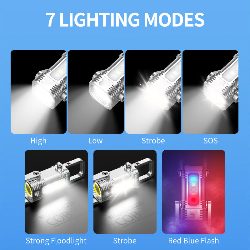 LumiKey – Oplaadbare mini-zaklamp | 1+1 GRATIS