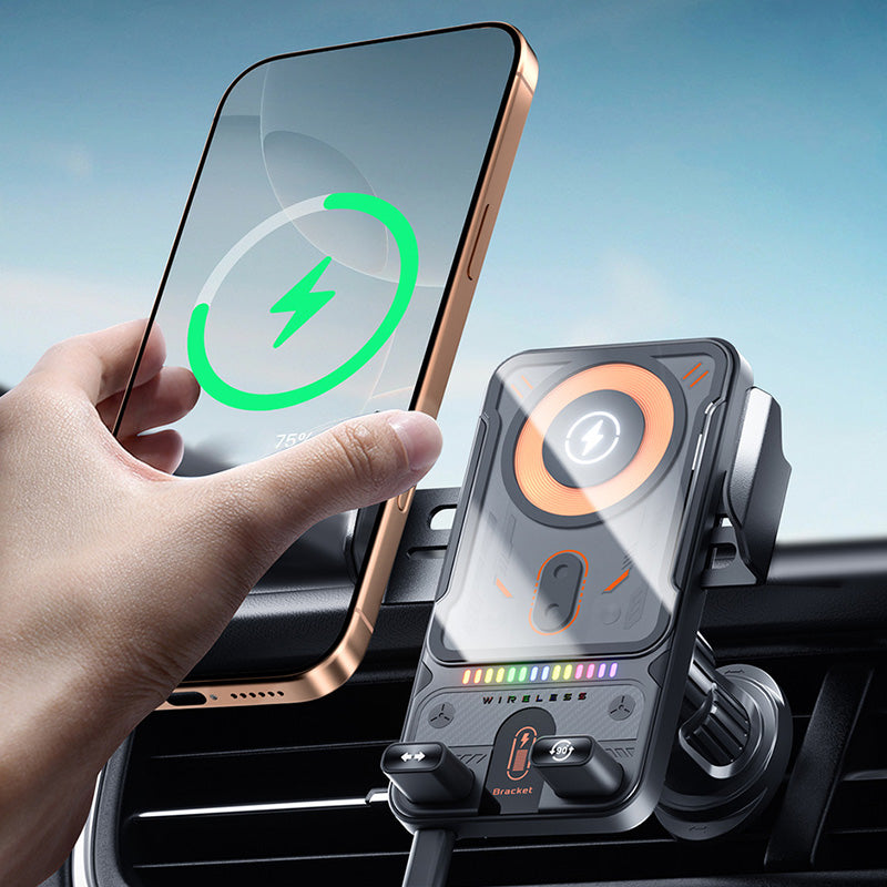 DriveMate – 2-in-1 telefoonhouder en draadloze oplader