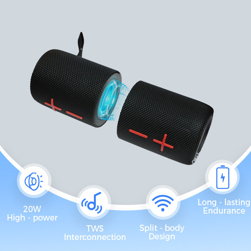 SoundMate™ 2-in-1 Magnetischer Bluetooth-Lautsprecher
