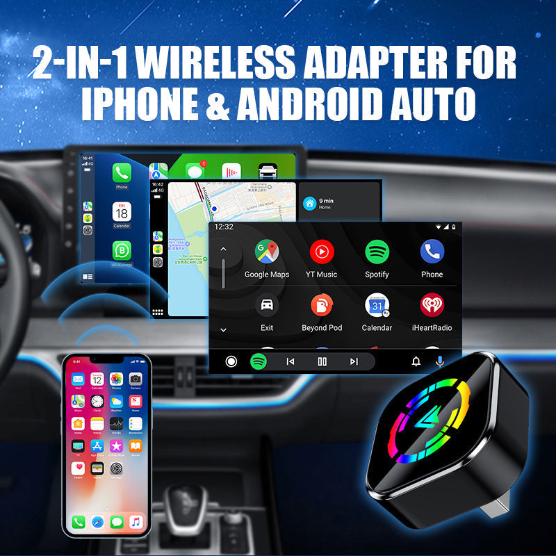 DriveLink™ 2-in-1 draadloze autoadapter