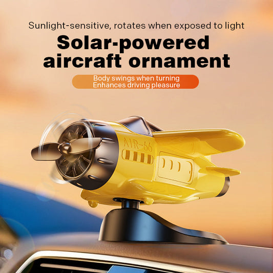 SkyGlow™ Solar Vliegtuig Auto Ornament