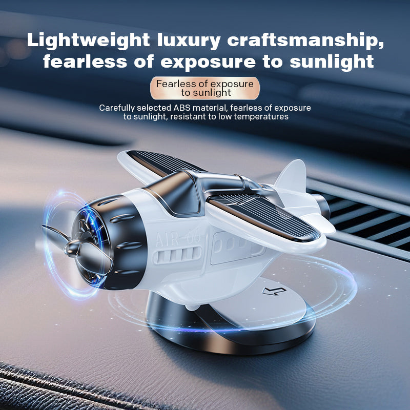 SkyGlow™ Solar Vliegtuig Auto Ornament