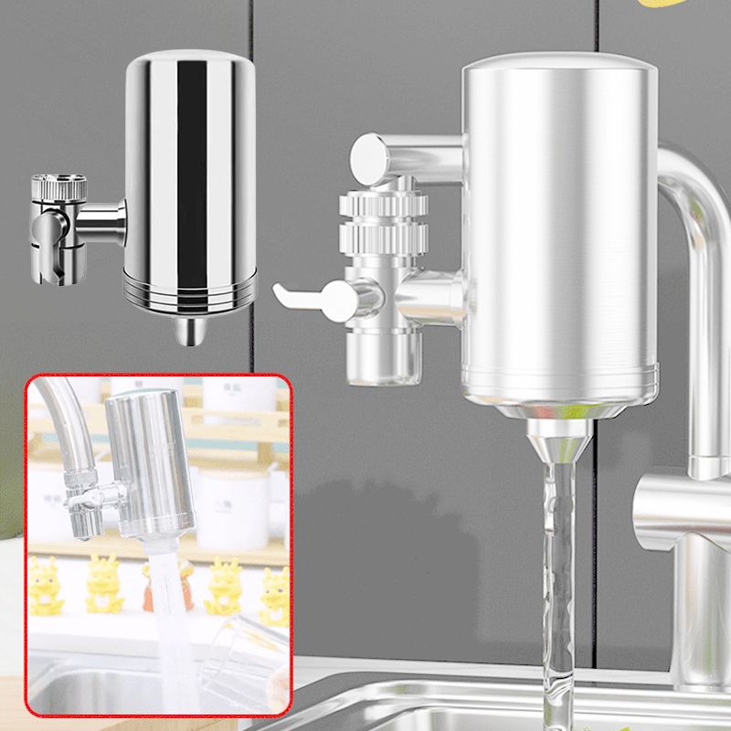 HydraClean™ RVS kraanreiniger | met 5 filters | 50% KORTING