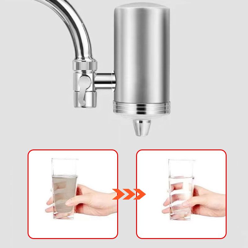 HydraClean™ RVS kraanreiniger | met 5 filters | 50% KORTING