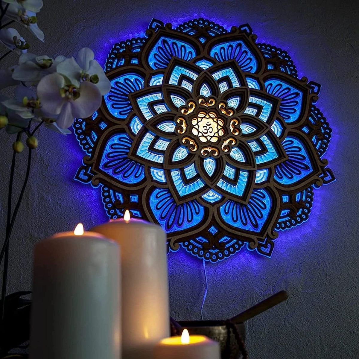 Lumora – Mandala LED-wandlamp  | 50% KORTING