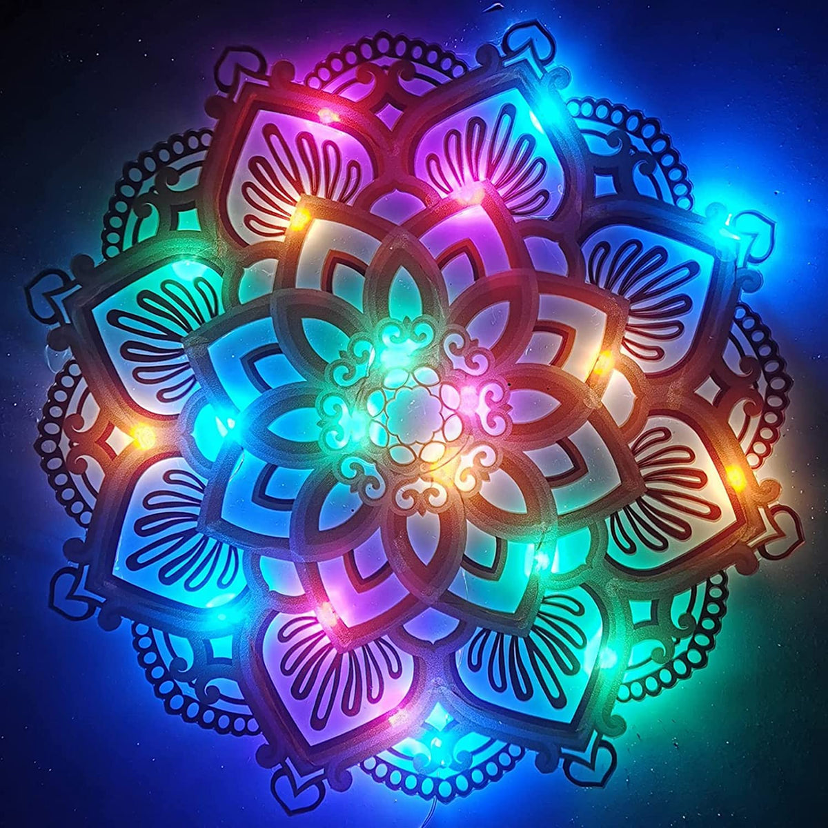 Lumora – Mandala LED-wandlamp  | 50% KORTING
