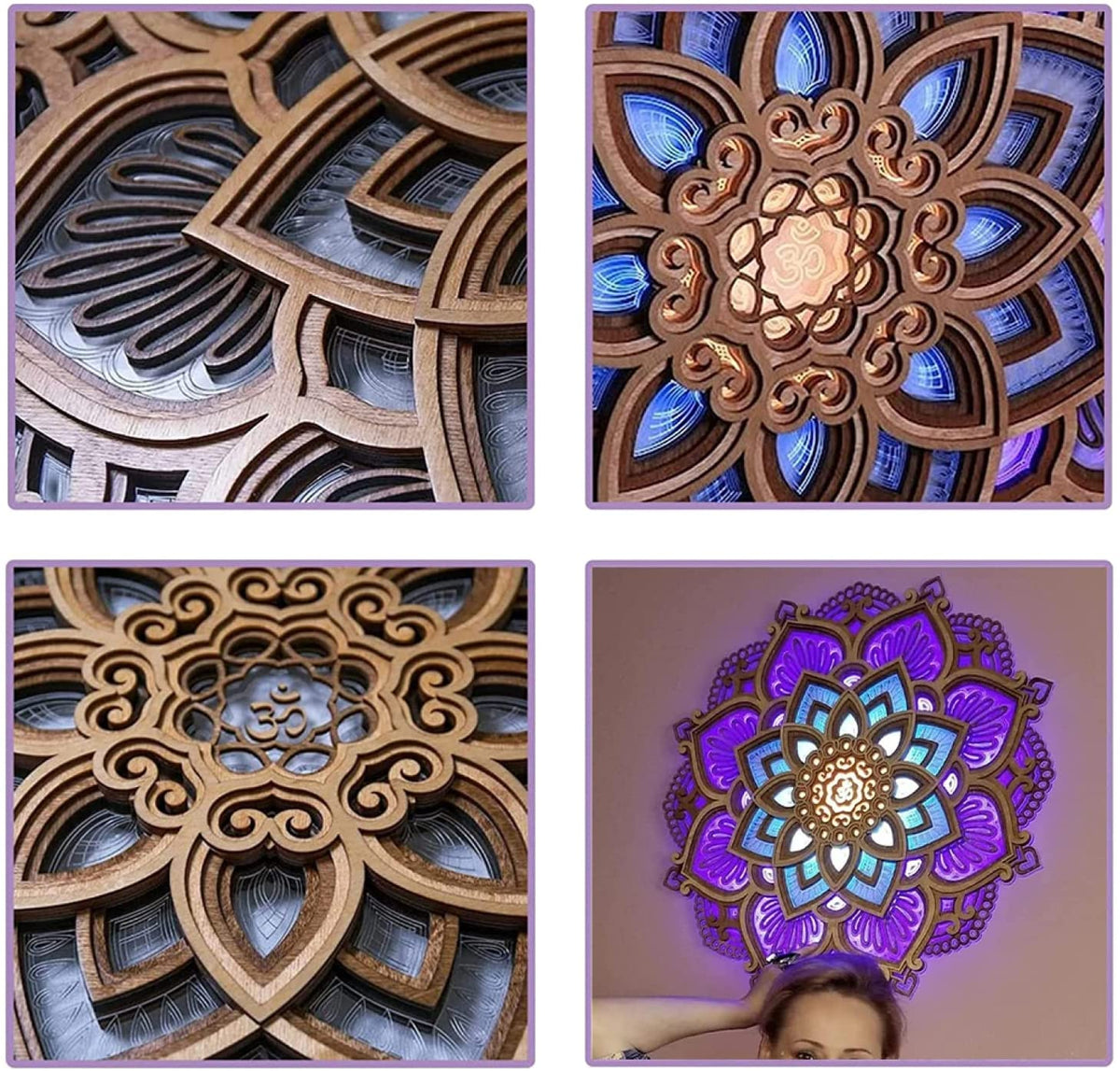 Lumora – Mandala LED-wandlamp  | 50% KORTING