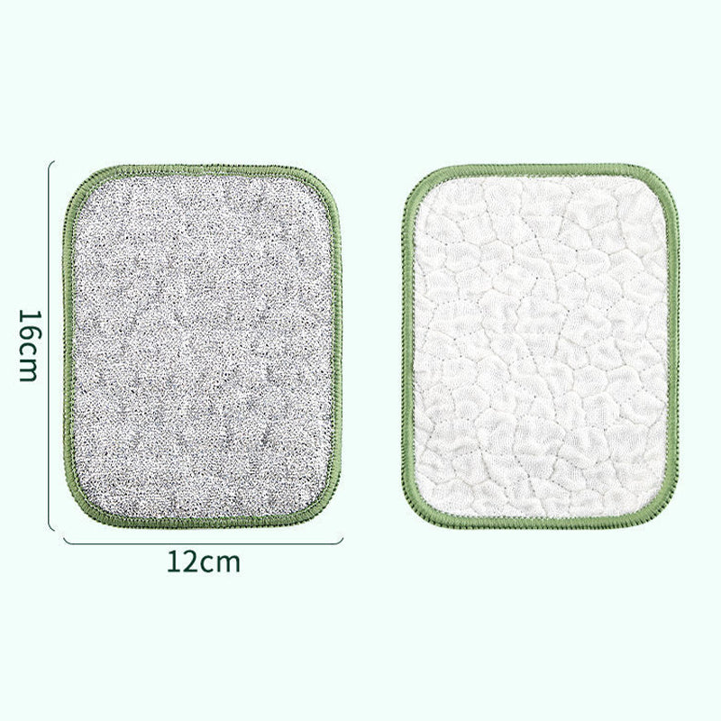 DoubleClean – Dubbelzijdige, krasvrije staalborstelreinigingsdoek | 50% KORTING