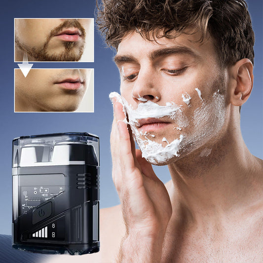 ShavePro – Transparant mini elektrisch scheerapparaat (IPX7 waterdicht)