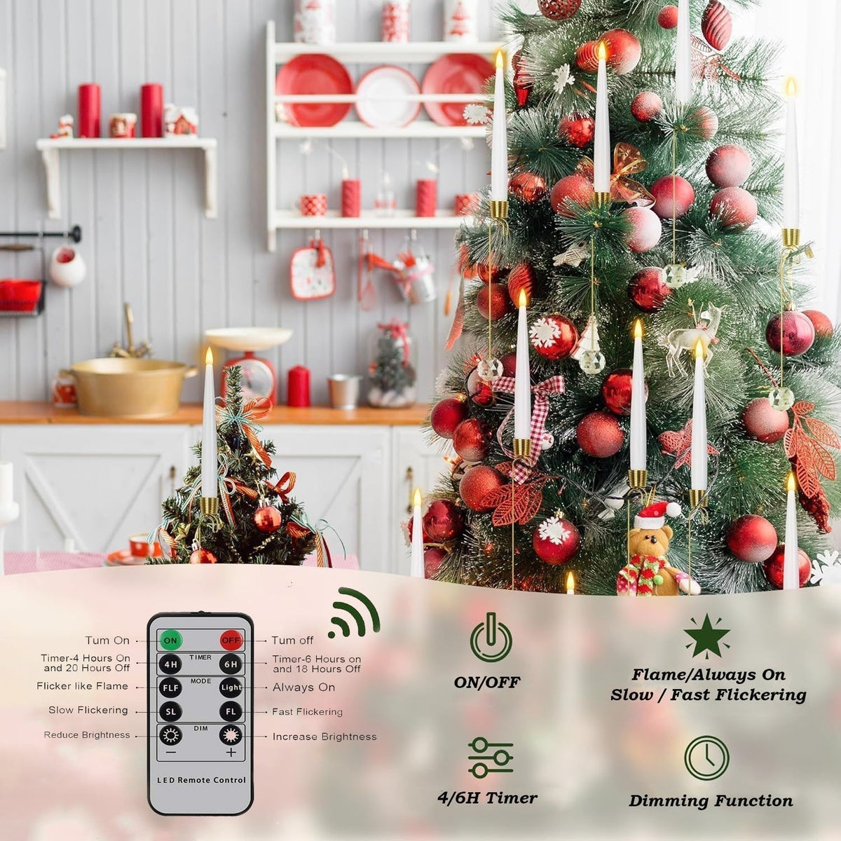 X-MasGlow (– Kerstkaarsen met betoverend licht | 50% KORTING