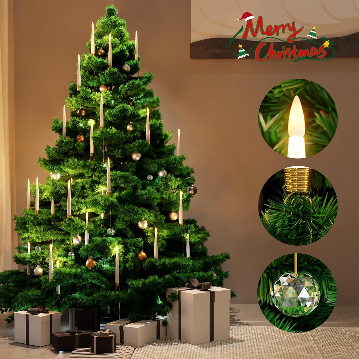 X-MasGlow (– Kerstkaarsen met betoverend licht | 50% KORTING