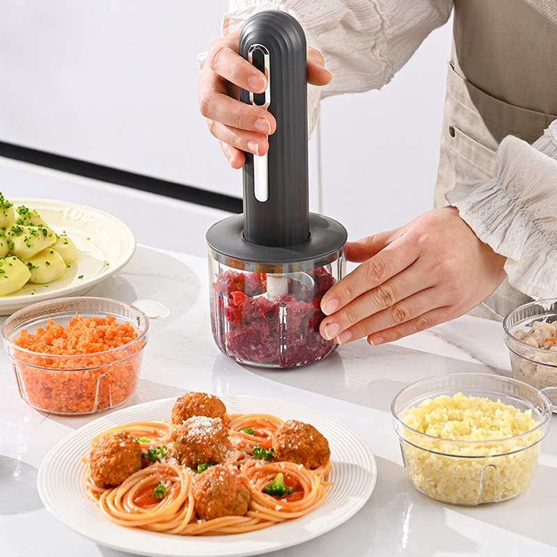 GrindMaster – Draadloze elektrische vlees- en keukenmachine | 50% KORTING