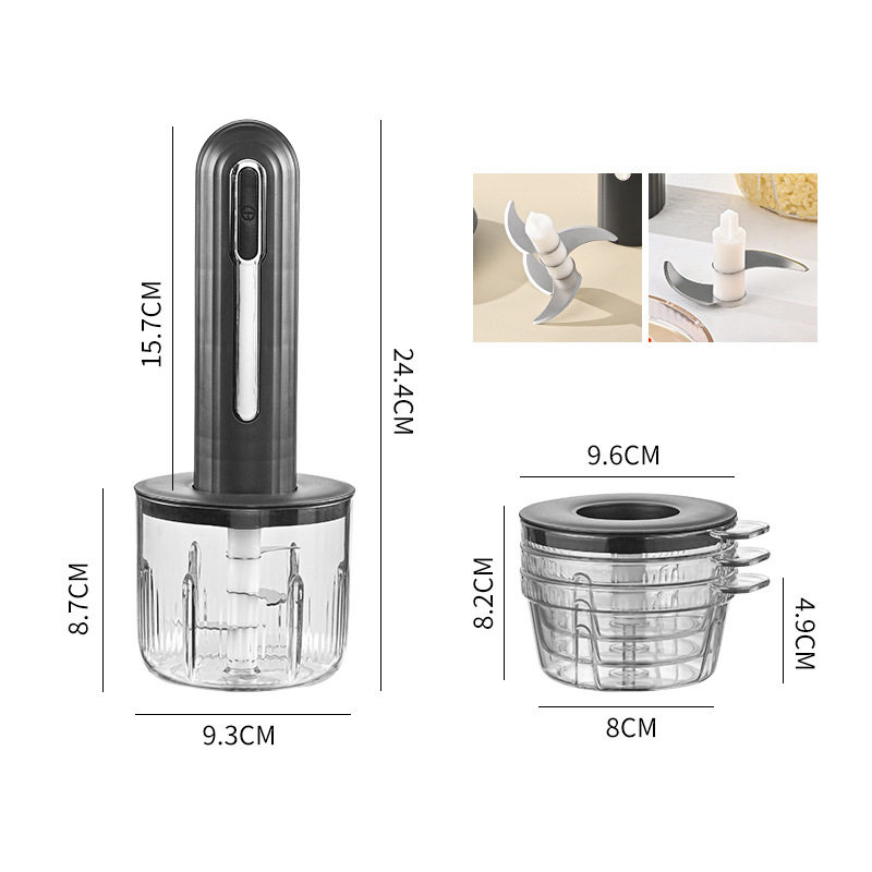 GrindMaster – Draadloze elektrische vlees- en keukenmachine | 50% KORTING