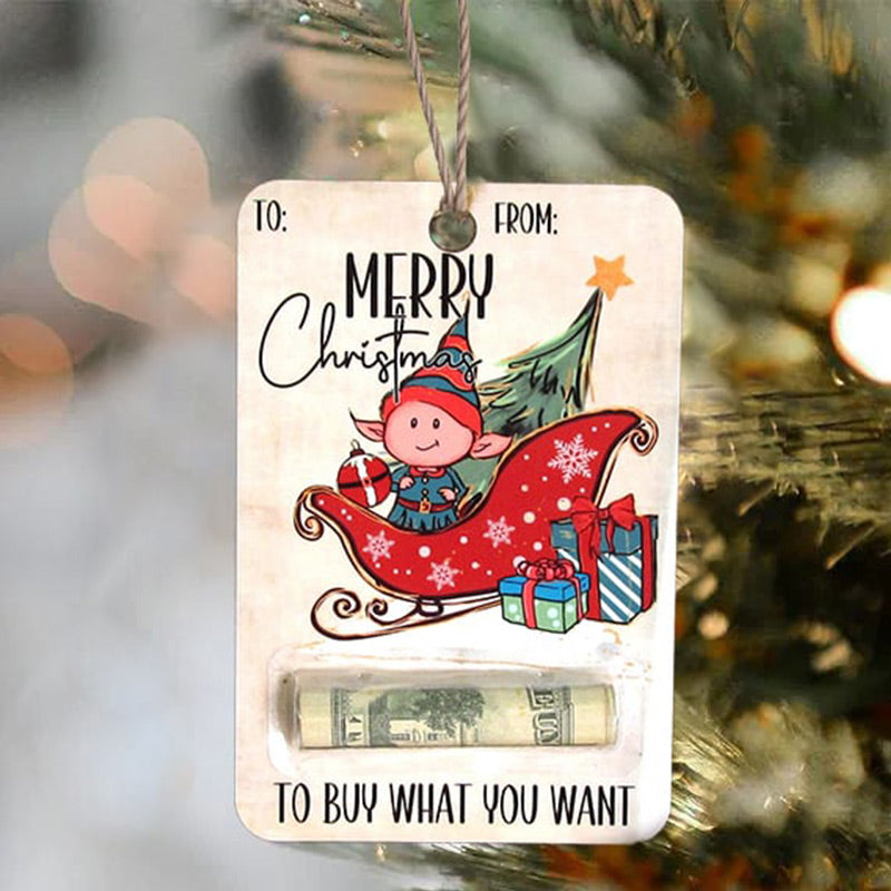 FestivaJoy – Kerstboomversiering met geldhouder | 1+2 GRATIS