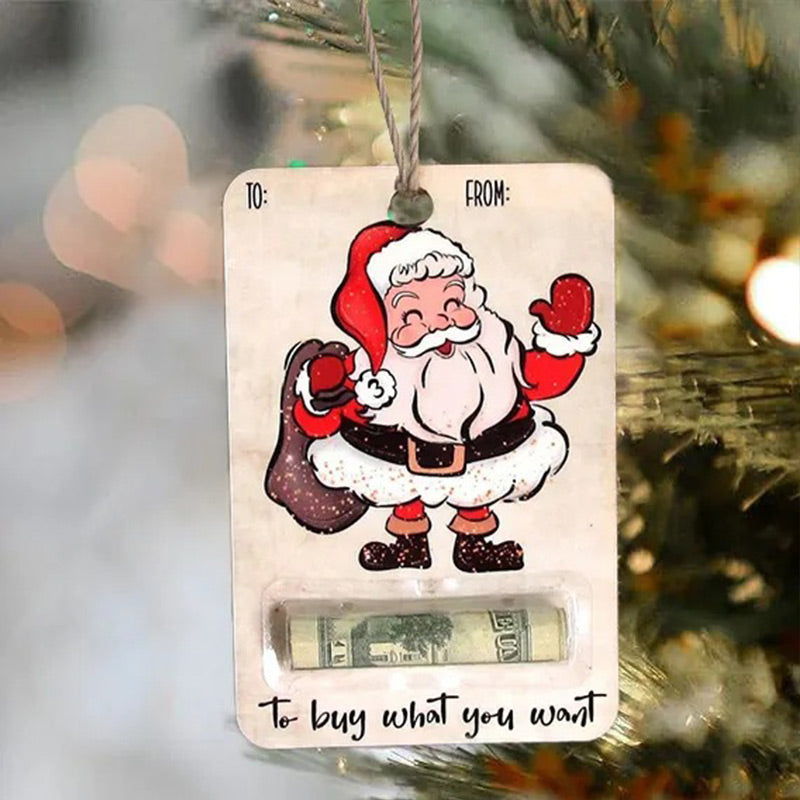 FestivaJoy – Kerstboomversiering met geldhouder | 1+2 GRATIS
