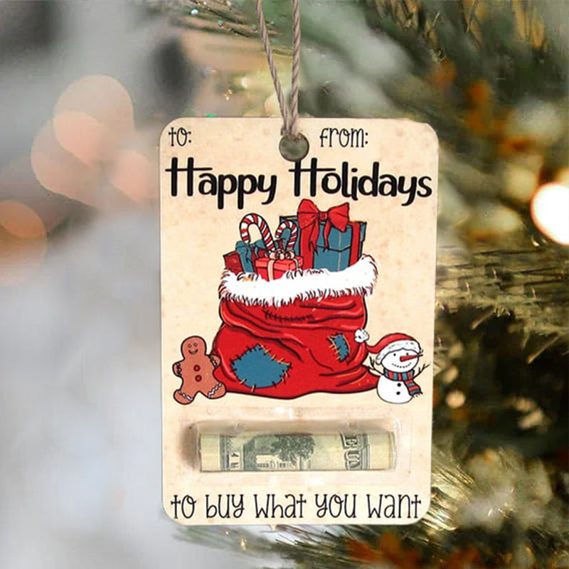 FestivaJoy – Kerstboomversiering met geldhouder | 1+2 GRATIS