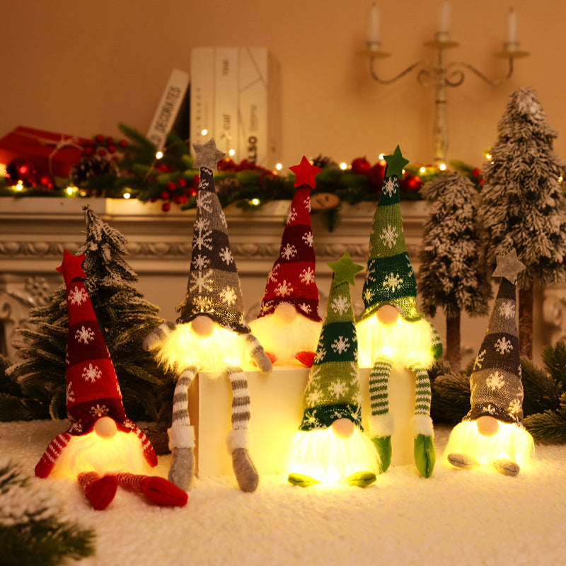 NordicGlow – Gezichtloze kerstkabouter met ledverlichting | 1+2 GRATIS