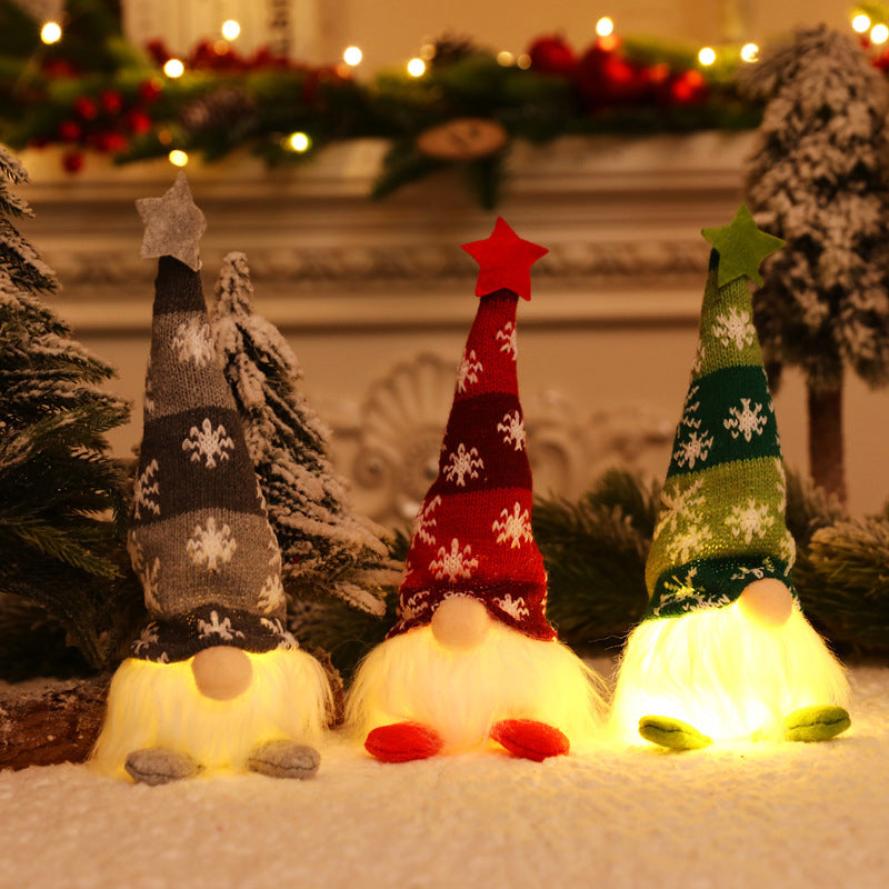 NordicGlow – Gezichtloze kerstkabouter met ledverlichting | 1+2 GRATIS