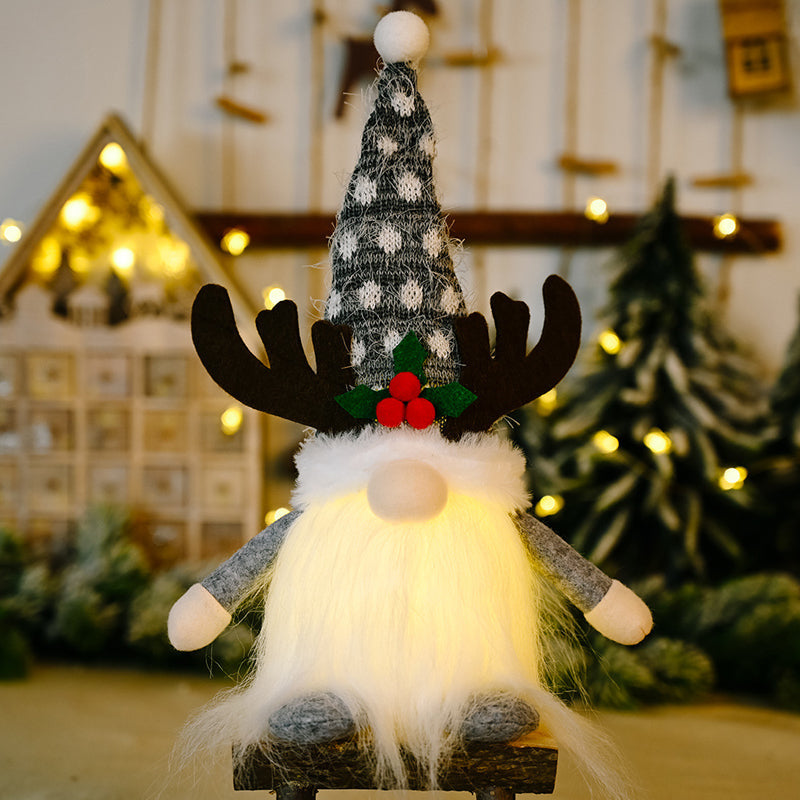 NordicGlow – Gezichtloze kerstkabouter met ledverlichting | 1+2 GRATIS