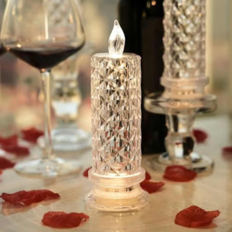 LumiFlame – Romantische LED vlamloze kaars | Set van 4