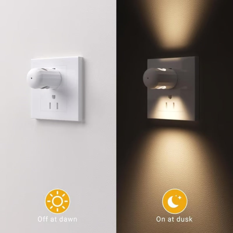 LumiSense – Slimme LED-nachtlamp voor stopcontacten | 1+1 GRATIS