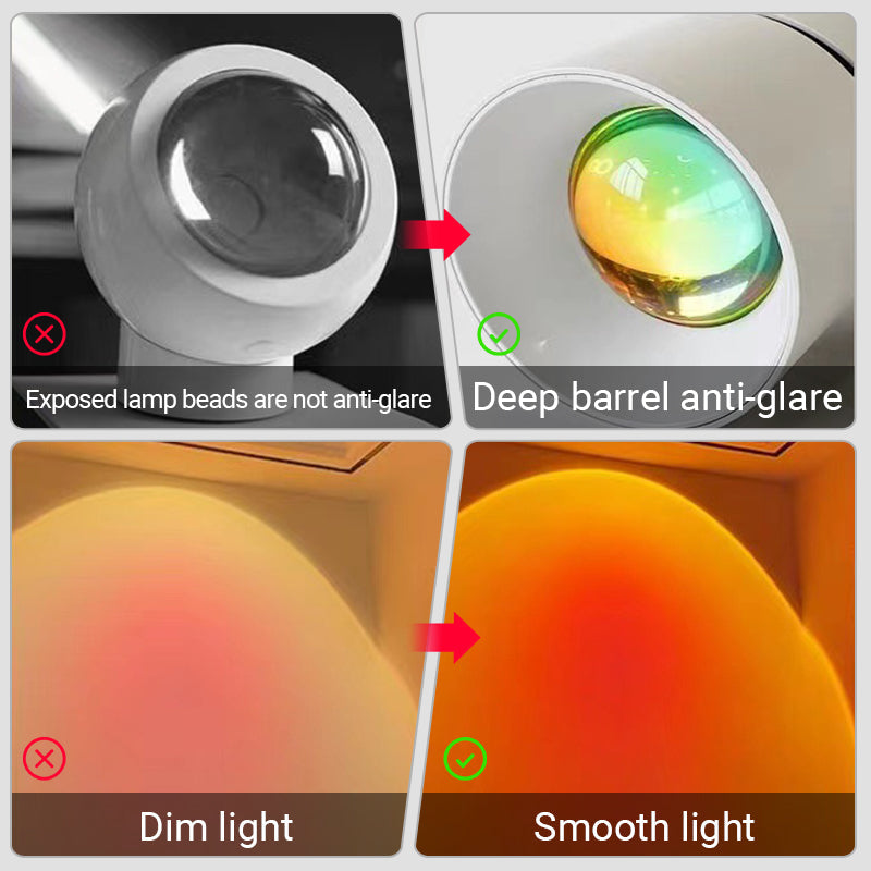 SunAura – LED-zonsondergangprojectielamp