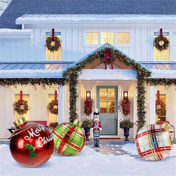 FestivaGlow – Opblaasbare kerstbal voor buiten