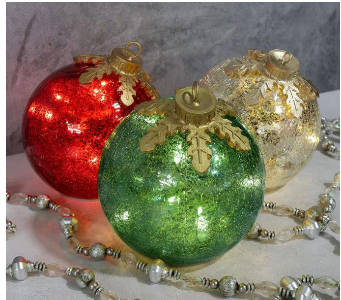 LumiGlobe – LED-kerstbal met timer