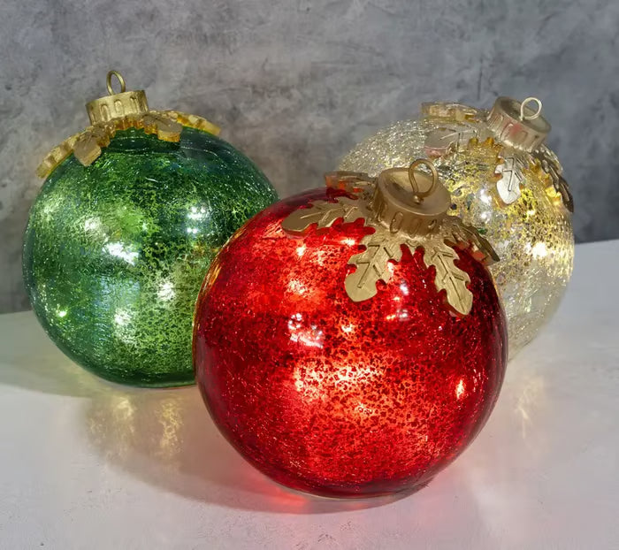 LumiGlobe – LED-kerstbal met timer