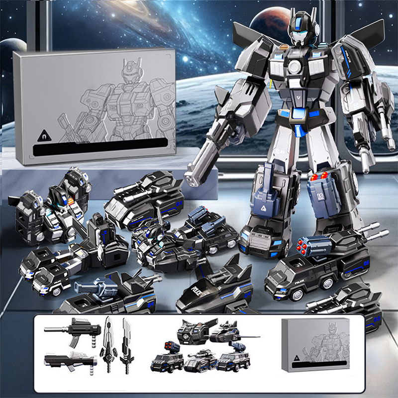 MagnaBot – 9-in-1 auto- en robotspeelset | 50% KORTING
