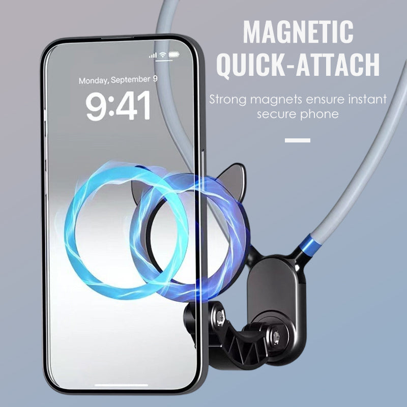 MagNeck – Handsfree magnetische telefoonhouder | 1+1 GRATIS