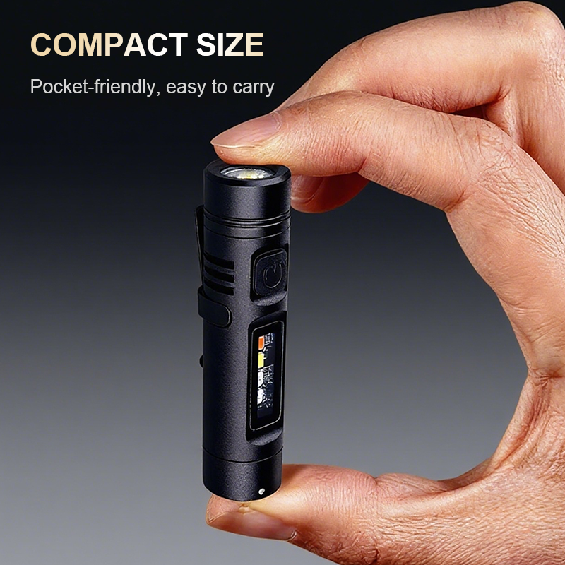 LumiPocket – Multifunctionele mini-zaklamp | 1+1 GRATIS