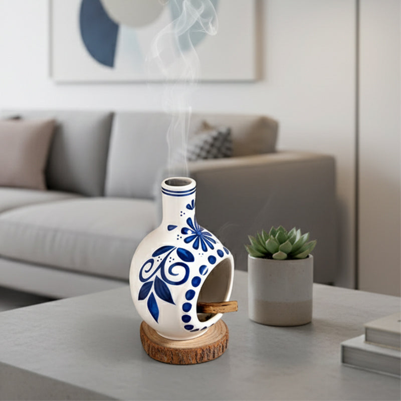 ZenAura – Keramische Palo Santo Houder | 50% KORTING